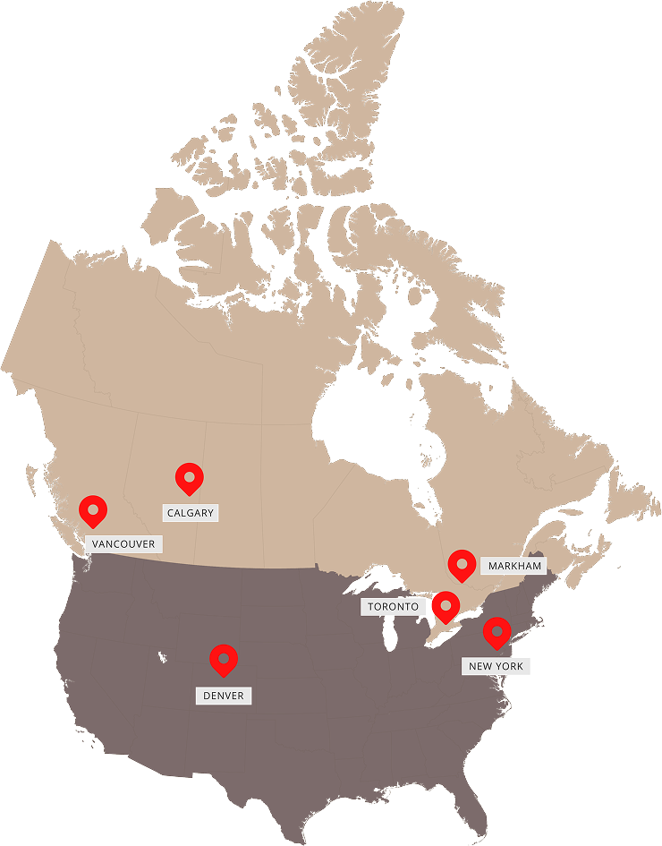 Map of areas we serve