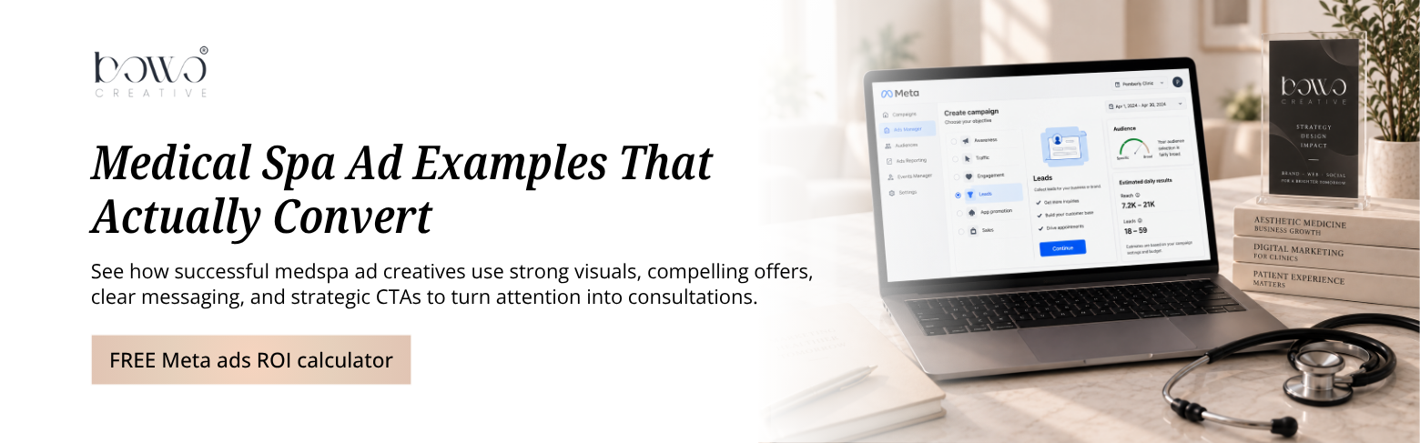 Meta Ads Examples for Medical Spas CTA
